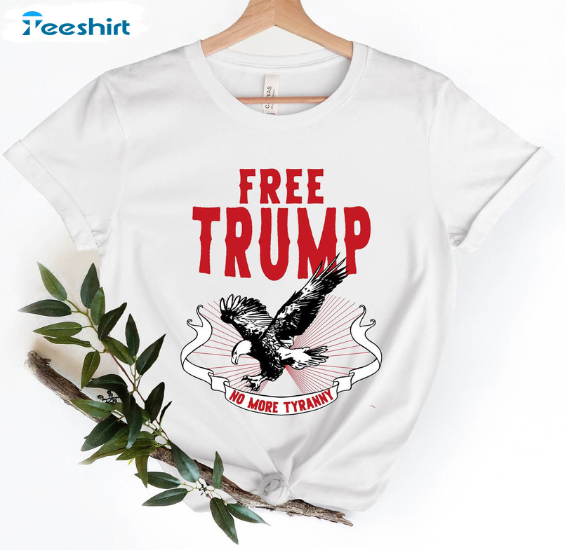 Free Trump Shirt, Stand With Trump Short Sleeve Sweatshirt