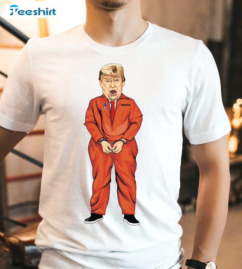 Go Directly To Jail Trump Shirt, Free Donald Trump Long Sleeve Unisex T-shirt