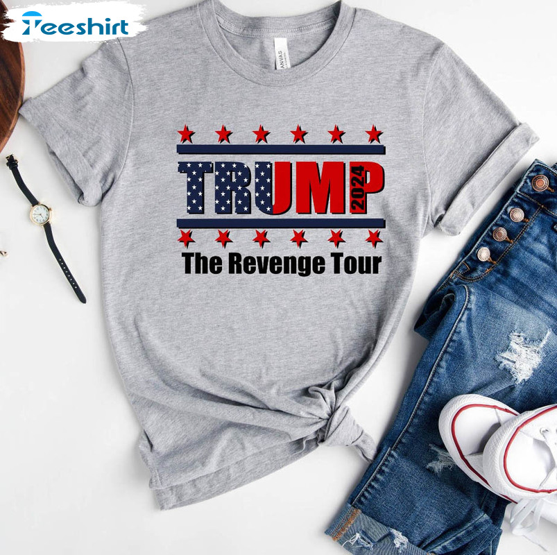 Trump 2024 Vintage Shirt, Republican 2024 Trump Trump Election Crewneck Unisex T-shirt