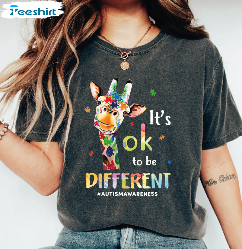 It's Ok To Be Different Autism Awareness Shirt, Special Education Unisex T-shirt Long Sleeve