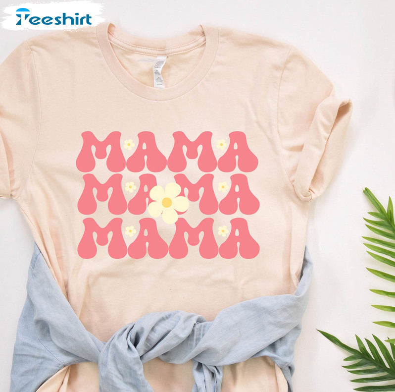 New Mom Shirt, Mothers Day Trendy Crewneck Short Sleeve