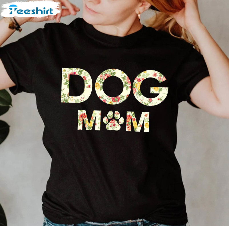 Dog Mom Shirt, Mothers Day Unisex Hoodie Tee Tops