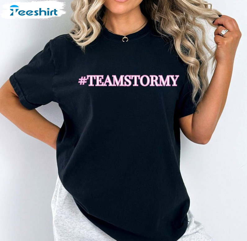 Team Stormy Justice For Stormy Shirt, Trump Stormy Daniels Unisex Hoodie Crewneck