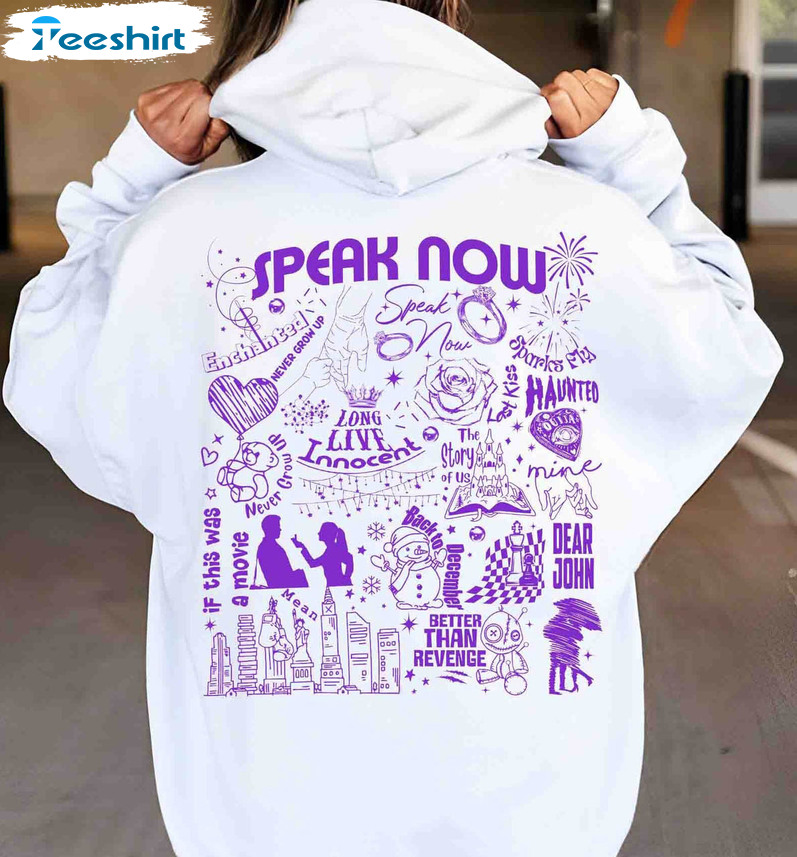 Speak Now Swiftie Shirt, Trendy Music Unisex T-shirt Unisex Hoodie