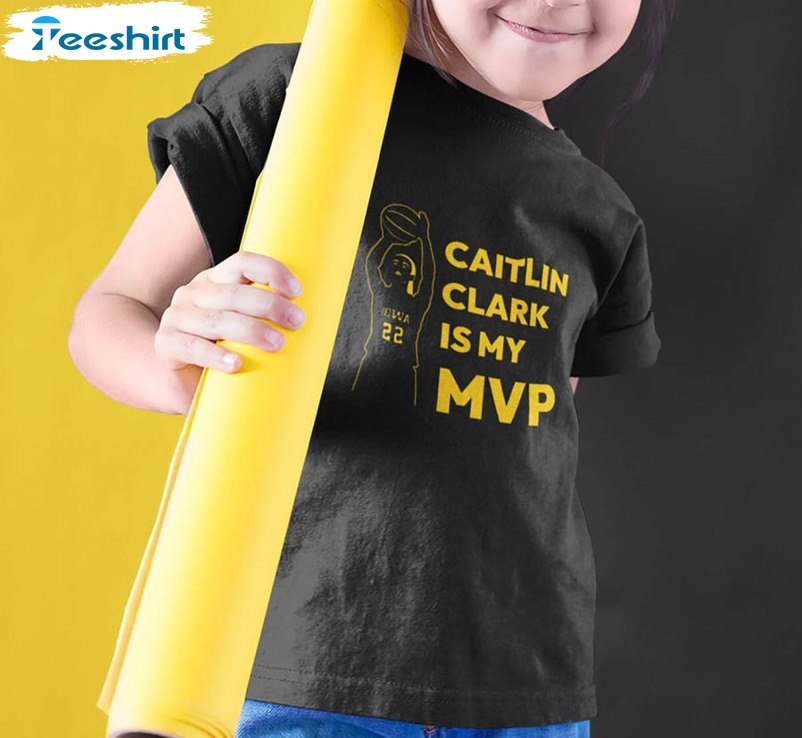 Caitlin Clark Is My Mvp Shirt, Trendy Sport Crewneck Unisex Hoodie