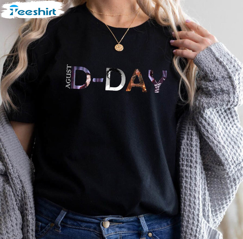 Agust D D Day Shirt, Daechwita Suga AgustD Tour Crewneck Unisex T-shirt