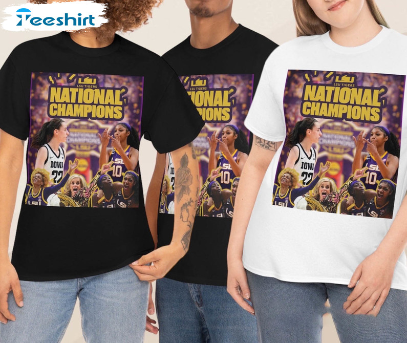 Lsu Basketball Ncaa Trending Shirt, Angel Reese And Caitlin Clark Lsu Unisex Hoodie Tee Tops