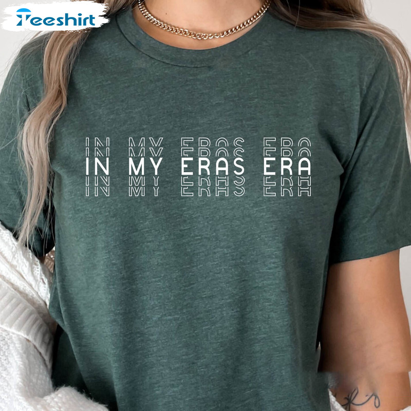 In My Eras Era Trendy Shirt, Midnights Tour Unisex T-shirt Crewneck