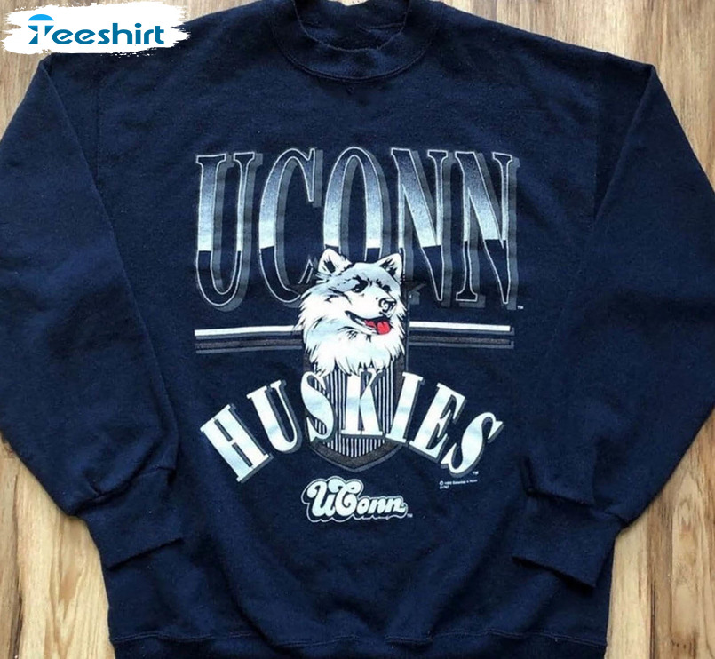 Uconn Huskies Logo Mascot Shirt, University Of Connecticut Unisex T-shirt Tee Tops