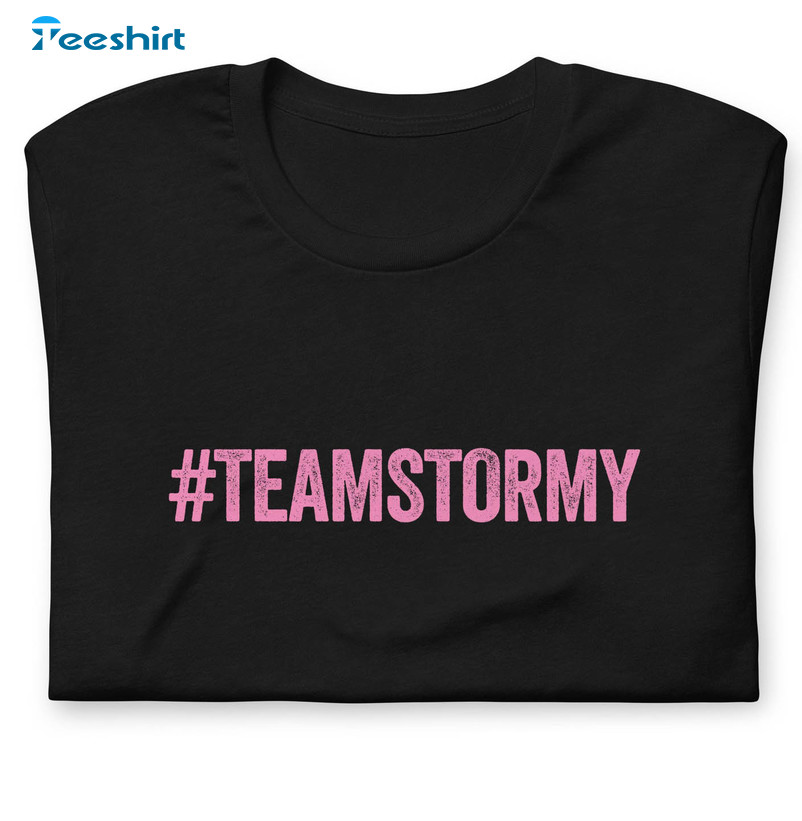 Team Stormy Shirt, Lock Him Up Donald Trump For Jail Crewneck Unisex Hoodie