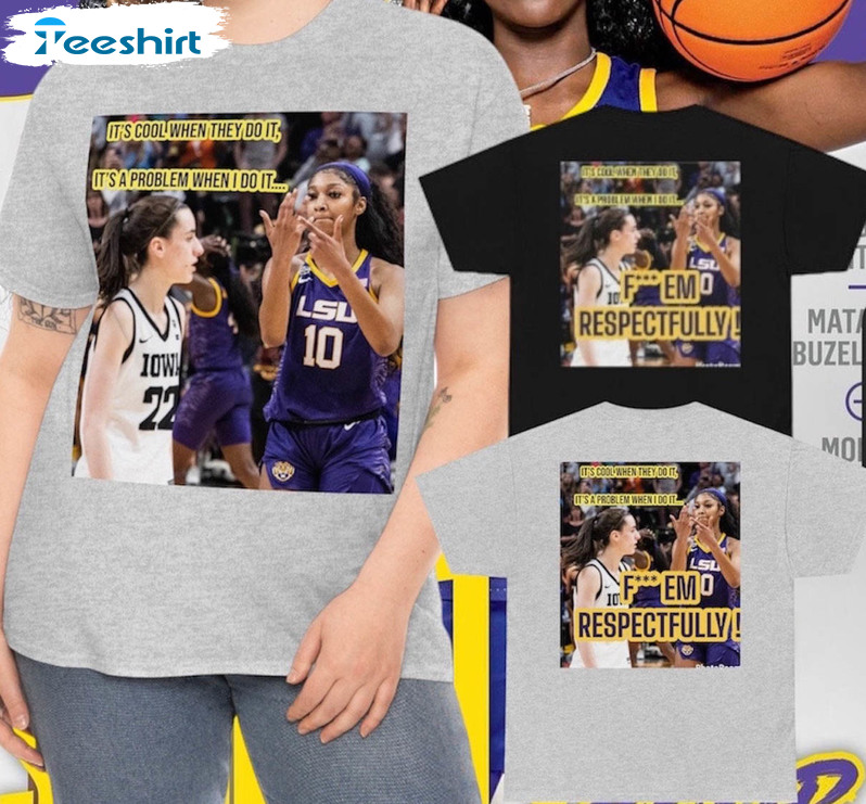 Lsu Basketball Ncaa Shirt, Angel Reese And Caitlin Clark Unisex T-shirt Unisex Hoodie