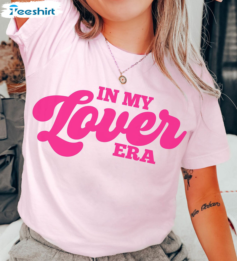 In My Lover Era Retro Shirt, Funny Bride Unisex Hoodie Long Sleeve