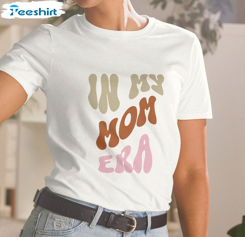 Mom Era Mom Era Vintage Shirt, Cool Mom Unisex T-shirt Crewneck