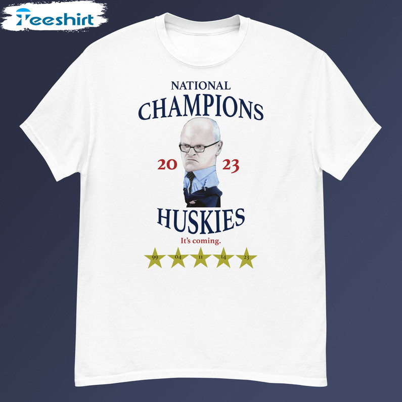 Uconn Connecticut Huskies National Basketball Shirt, 2023 March Madness Crewneck Unisex Hoodie