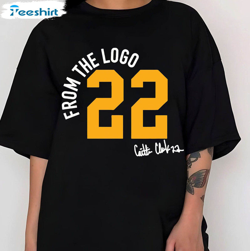 Caitlin Clark 22 From The Logo Shirt, Iowa Basketball Short Sleeve Long Sleeve