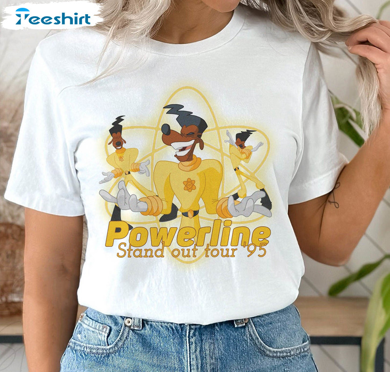 Disney Powerline Stand Out World Tour Shirt, Powerline Stand Out Tour 95 Crewneck Unisex Hoodie