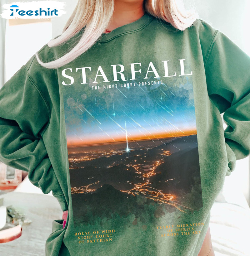 Acotar Starfall Sweatshirt, House Of Wind Unisex Hoodie Long Sleeve