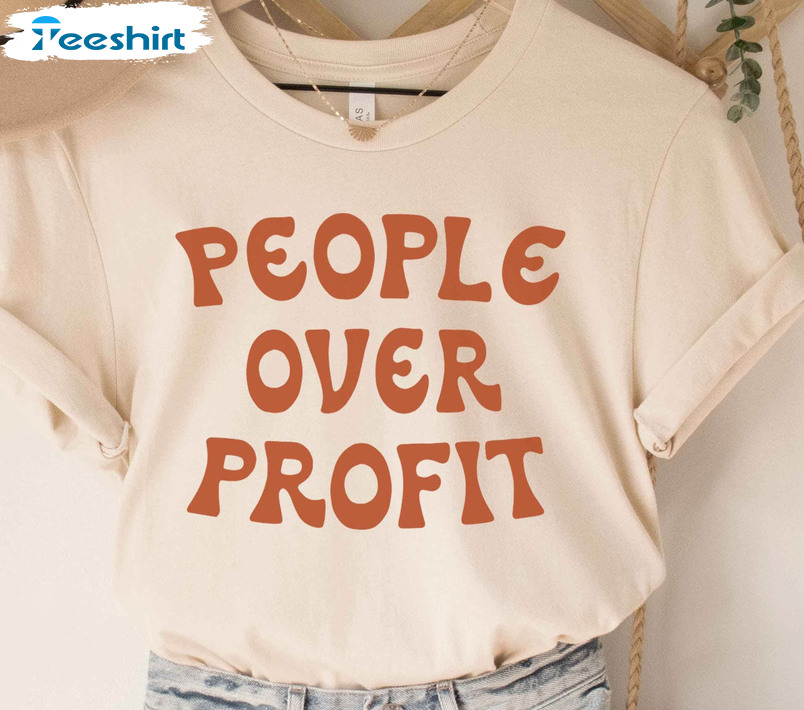 People Over Profit Shirt, Anti Capitalism Capitalism Kills No War But Class War Eat The Rich Unisex Hoodie Crewneck