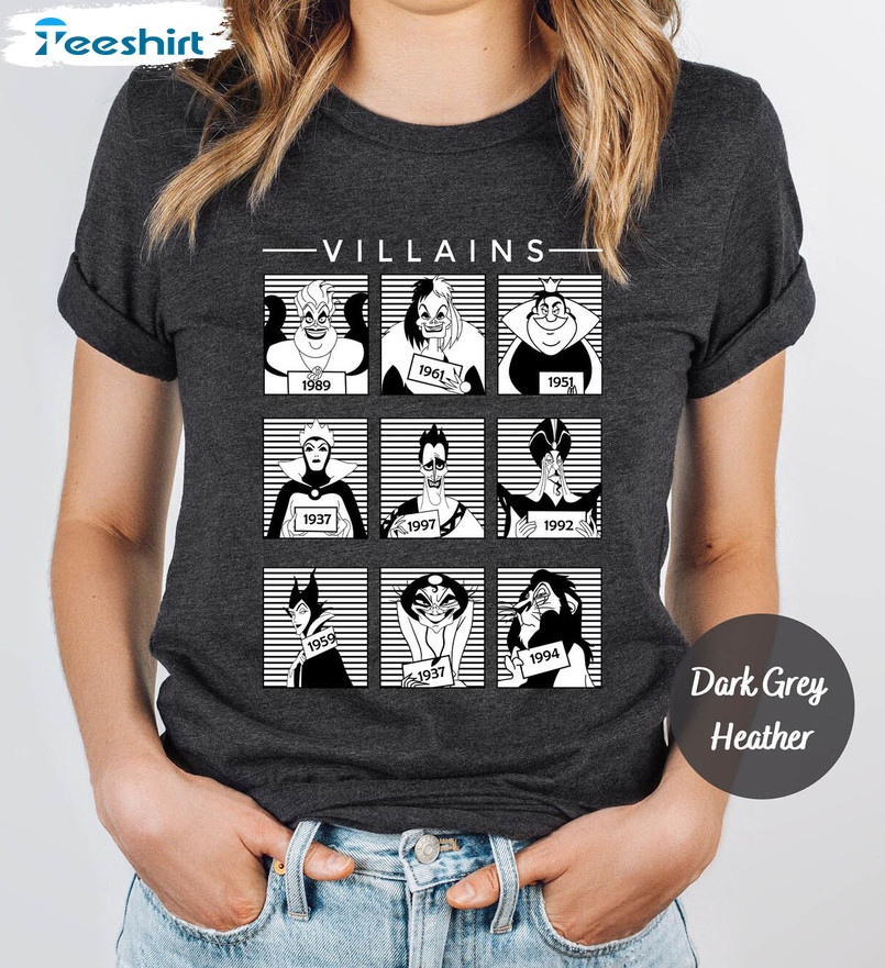 Vintage Disney Villains Shirt, Bad Witches Sweatshirt Unisex Hoodie