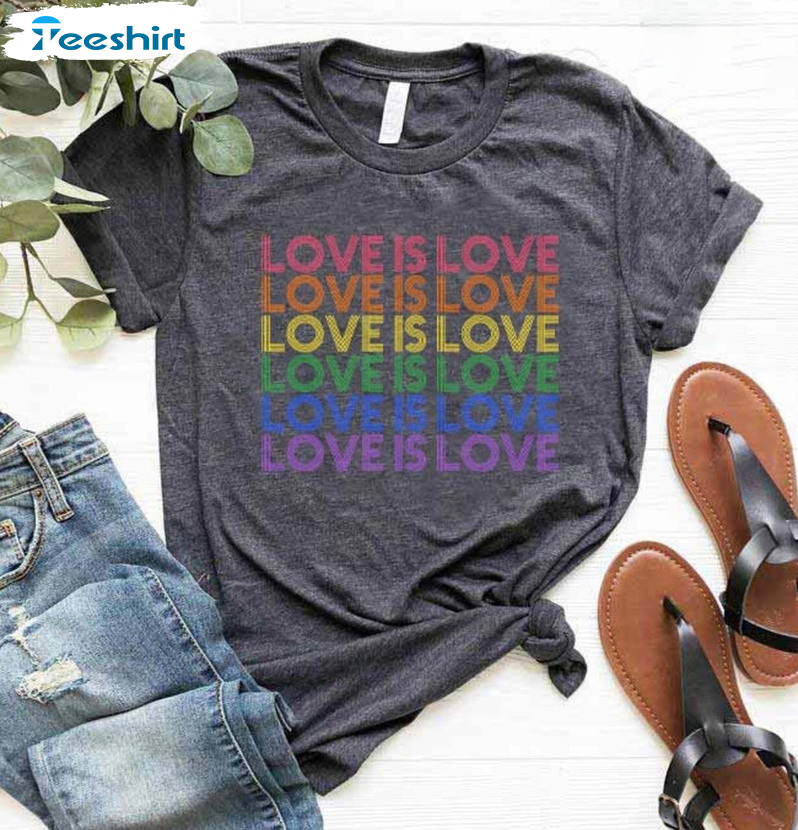 Love Is Love Trendy Shirt, Kindness Long Sleeve Short Sleeve