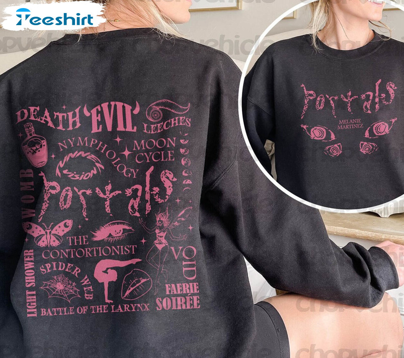 Portals Tracklist Shirt, Melanie Martinez Cry Baby Sweatshirt Crewneck