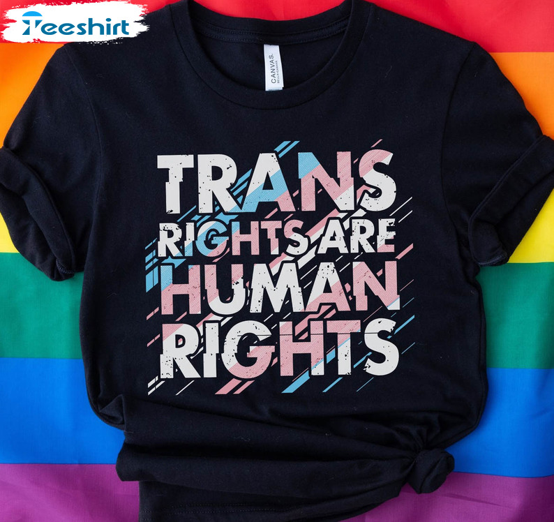 Trans Rights Shirt, Lgbtq Pride Month Short Sleeve Unisex T-shirt