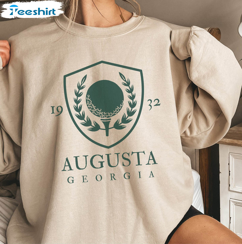 Augusta Georgia Sweatshirt, Augusta Georgia Golf Short Sleeve Tee Tops