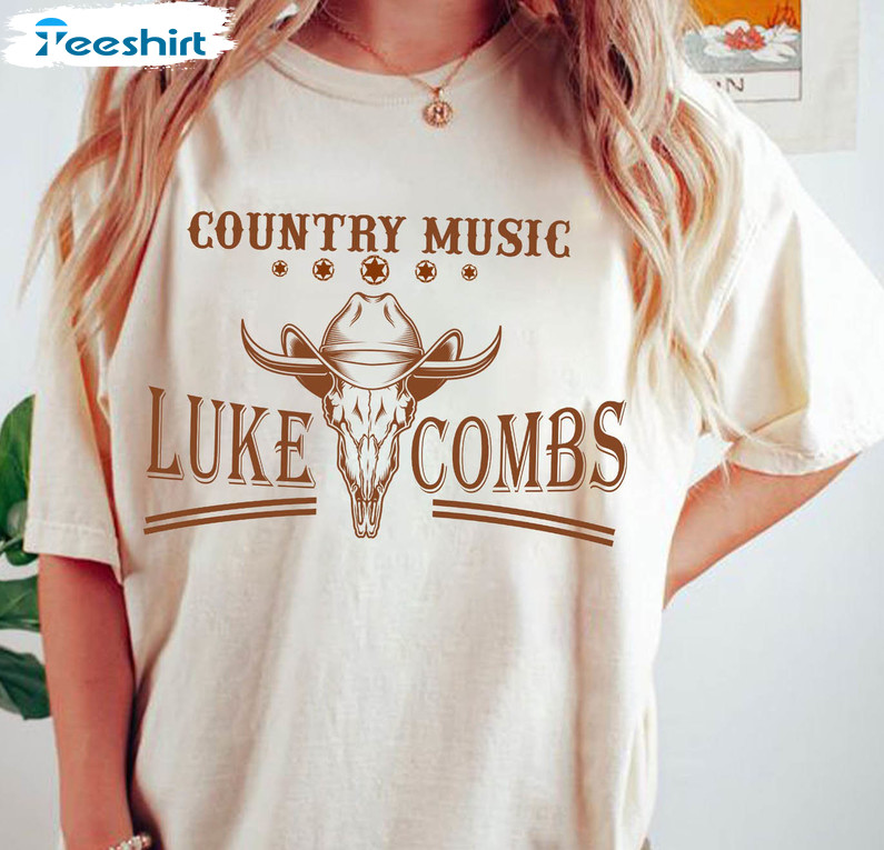 Luke Combs Country Music Shirt, Lukcomb Tour 2023 Short Sleeve Tee Tops