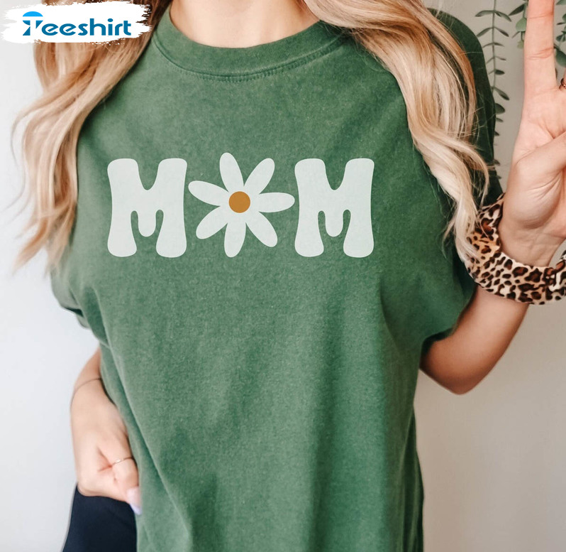 Daisy Mom Shirt, Mothers Day 2023 Unisex Hoodie Tee Tops