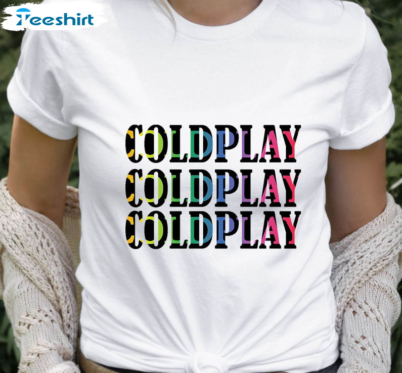 Coldplay World Tour Shirt, Coldplay Europe Tour Unisex T-shirt Short Sleeve