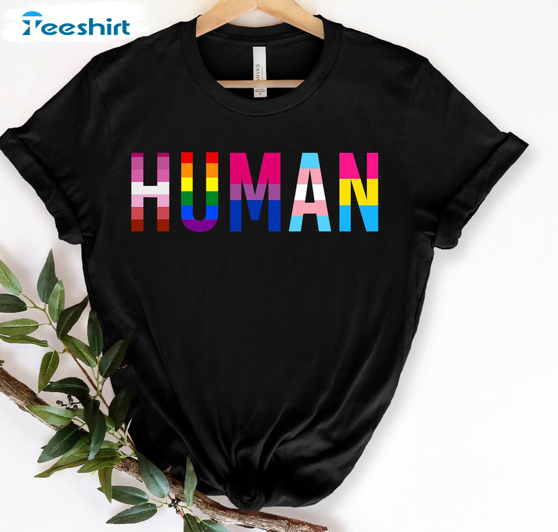 Human Rights Shirt , Equality Lgbtq Pride Sweatshirt Crewneck