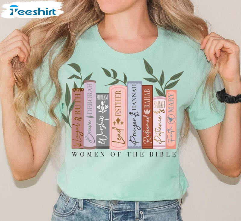 Women Of The Bible High Resolution Shirt, Vintage Unisex Hoodie Tee Tops