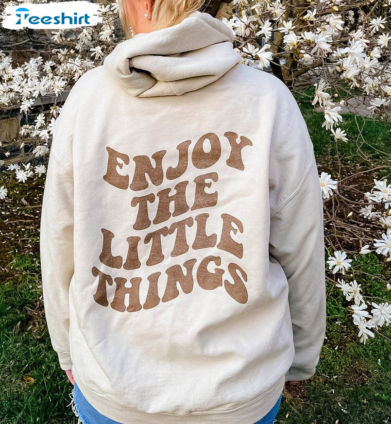 Enjoy The Little Things Trendy Shirt, Lets Watch The Sunset Short Sleeve Unisex Hoodie