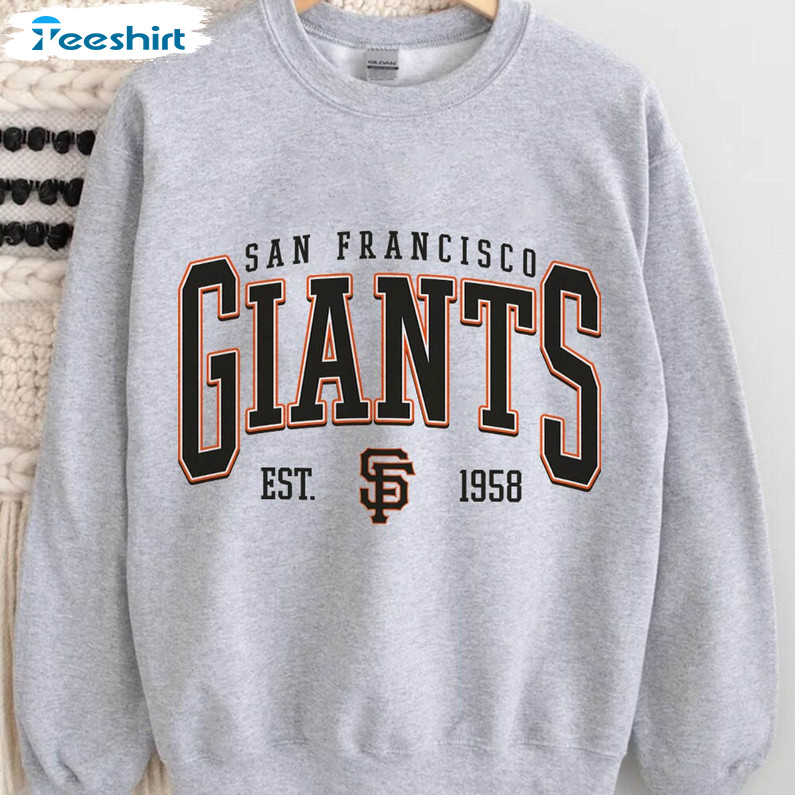 Vintage San Francisco Giants Shirt, Vintage Baseball Crewneck Unisex T-shirt