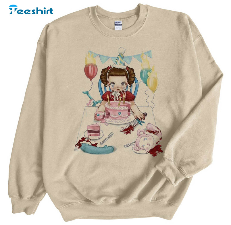 Melanie Martinez Cute Shirt, Music Trending Short Sleeve Crewneck