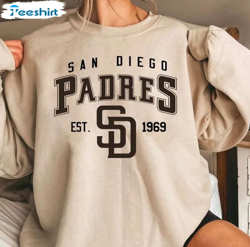 Vintage San Diego Padres Est 1969 Shirt, Baseball Champions Unisex T-shirt Unisex Hoodie