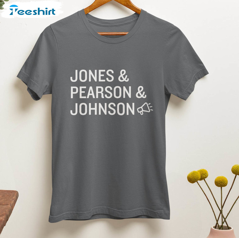 Jones Pearson Johnson Shirt, I Stand With The Tennessee Three Short Sleeve Unisex T-shirt