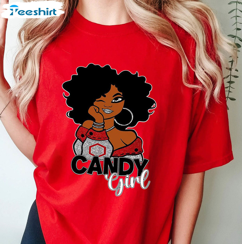 Candy Girl Funny Shirt, New Edition Concert Short Sleeve Unisex Hoodie