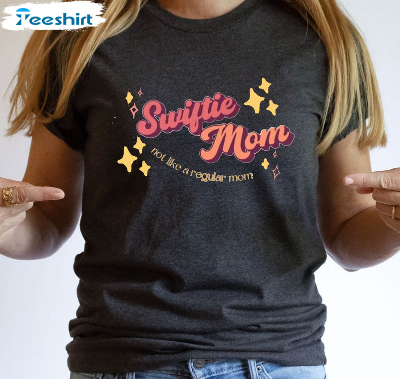 Swiftie Mom Eras Tour Shirt , Mothers Day Short Sleeve Unisex Hoodie