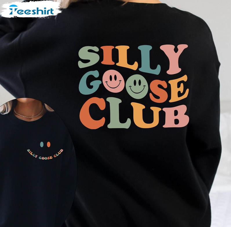 Silly Goose Club Sweatshirt, Silly Goose University Unisex Hoodie Sweatshirt