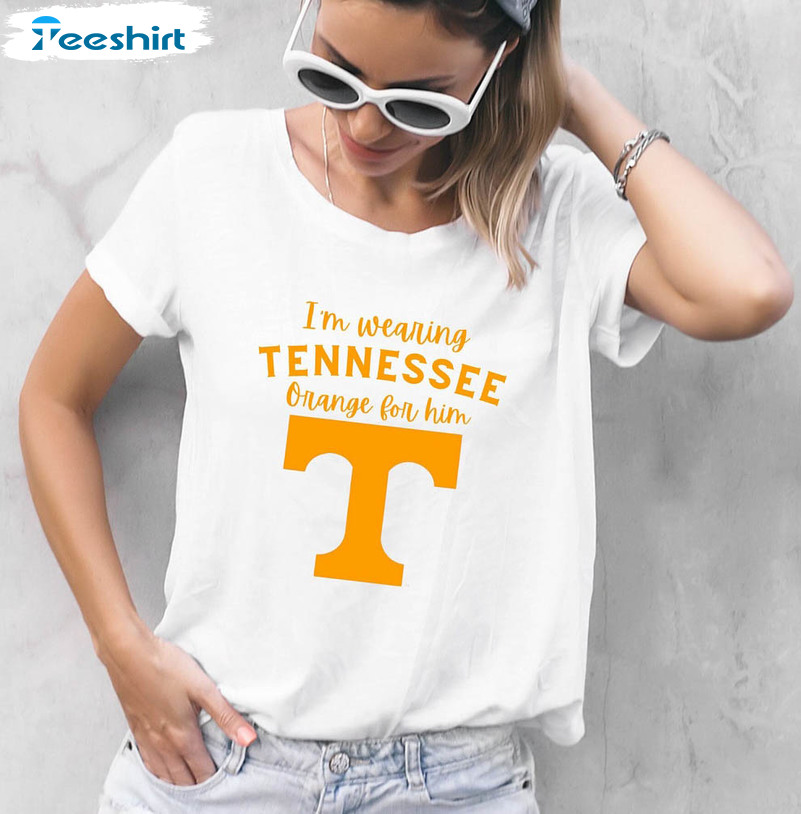 I'm Wearing Tennessee Orange For Him Trendy Shirt, Megan Moroney Long Sleeve Short Sleeve