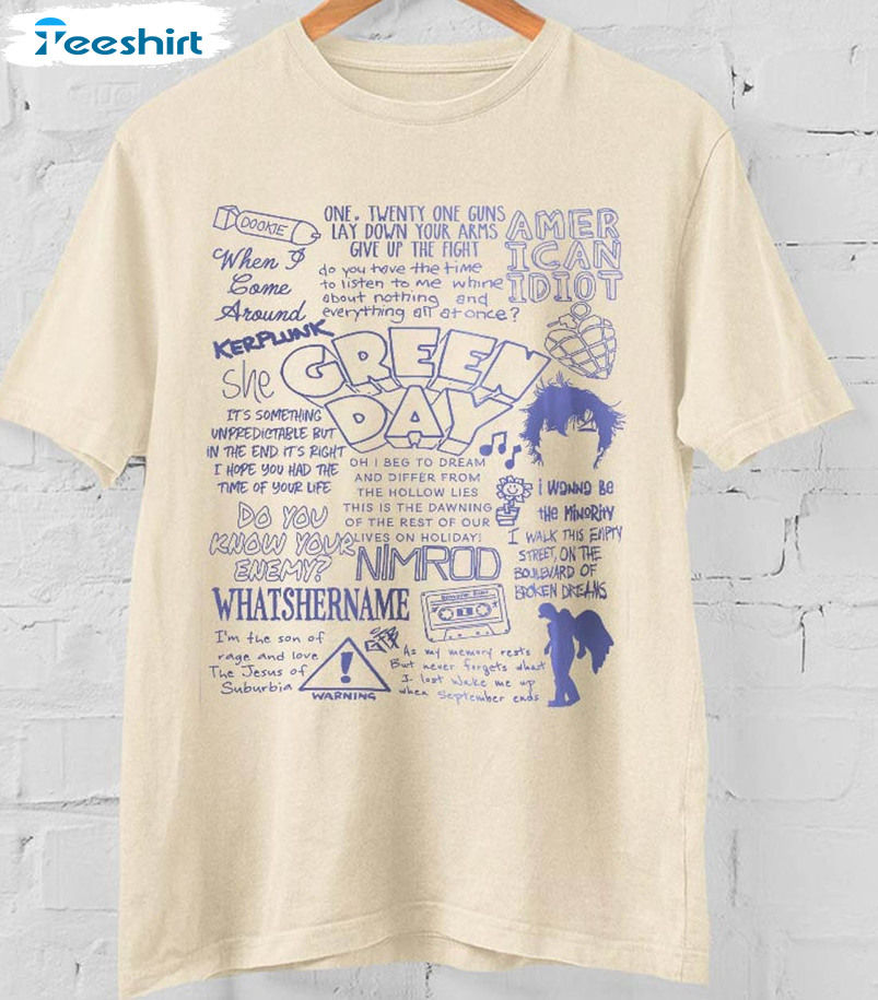 Green Day Dookie Songs T-Shirt