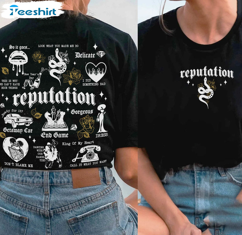 Reputation Snake Trendy Shirt, Swiftie Concert Long Sleeve Unisex Hoodie