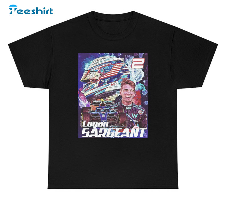 2023 Logan Sargeant Williams Driver Shirt, Championship Formula Racing Unisex T-shirt Short Sleeve