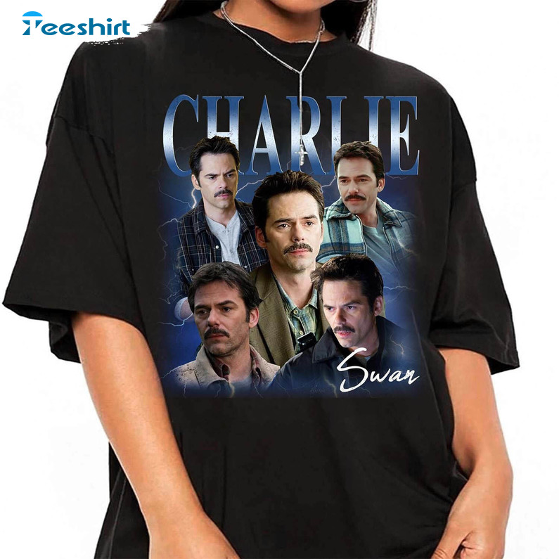 Charlie Swan Vintage Shirt, Trendy Billy Burke Unisex T-shirt Short Sleeve