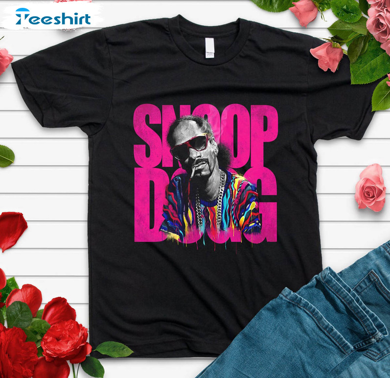 Snoop Dogg Rap Shirt, Hip Hop Concert Crewneck Unisex Hoodie