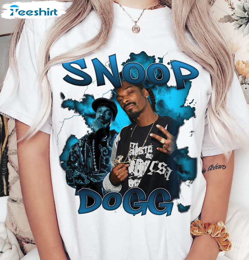 Vintage Snoop Dogg Shirt, Trendy Rapper Unisex T-shirt Crewneck