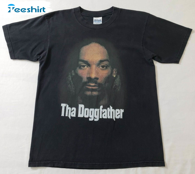 Vintage Snoop Dogg Tha Doggfather Shirt, Hip Hop Short Sleeve Unisex T-shirt