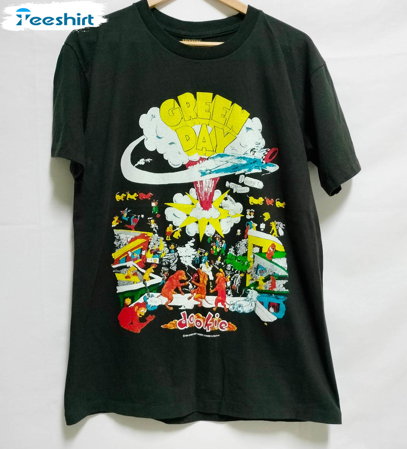 Green Day Dookie Shirt, Vintage Short Sleeve Unisex T-shirt
