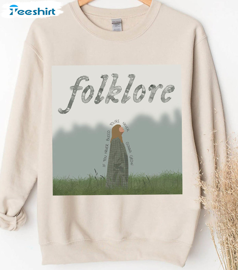 Folklore Album Art Shirt, Country Music Unisex T-shirt Unisex Hoodie